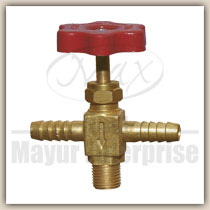 ¼ Wheel Valve with Double Hose Connector Light